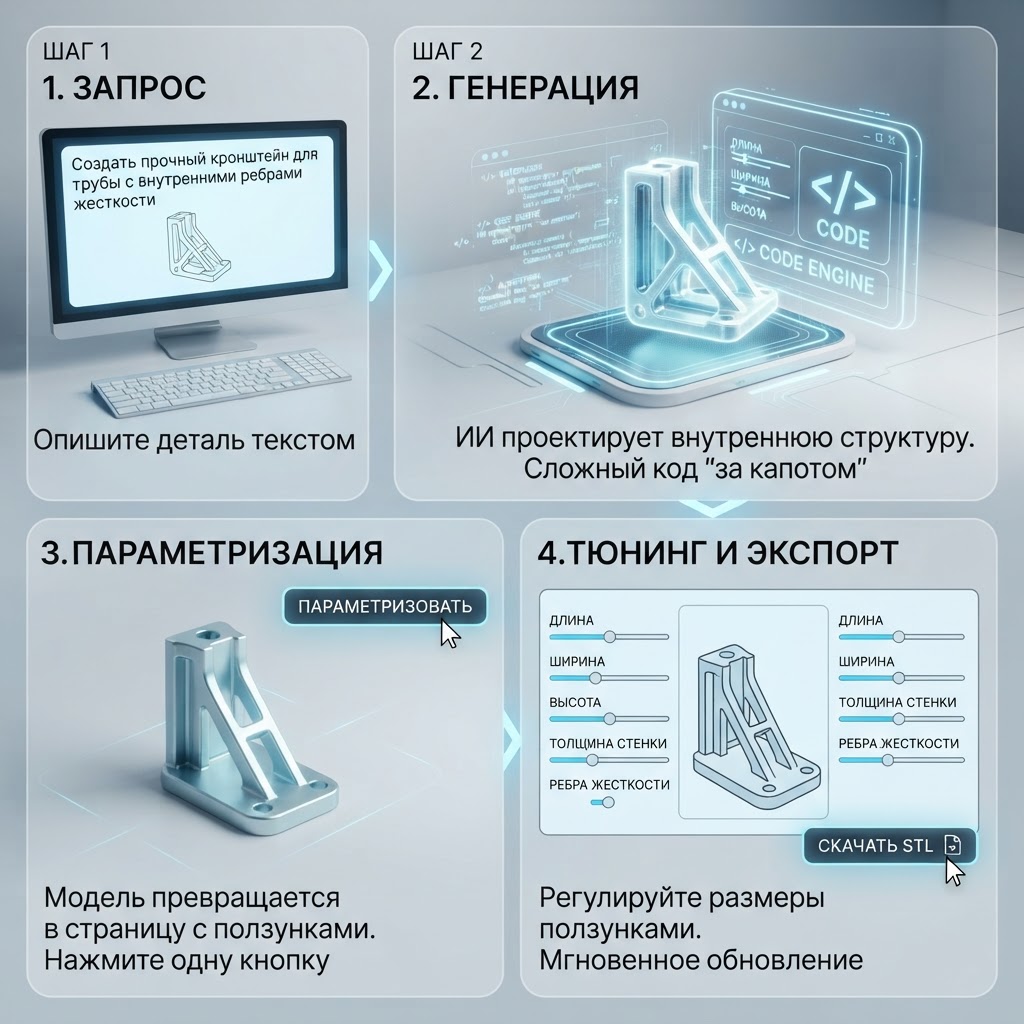 Пример 3D моделирования