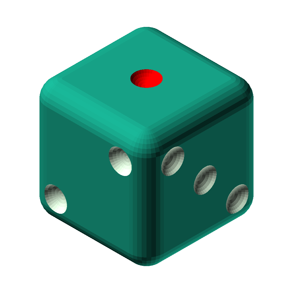 Параметрический кубик D6