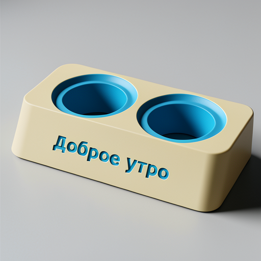 Универсальная подставка для яиц с гравировкой "Доброе утро"