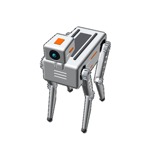 Модель робота-собаки Cyber-Print Quadruped